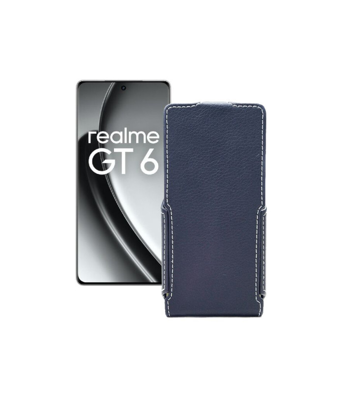 Чохол-флип з екошкіри для телефону Realme GT6
