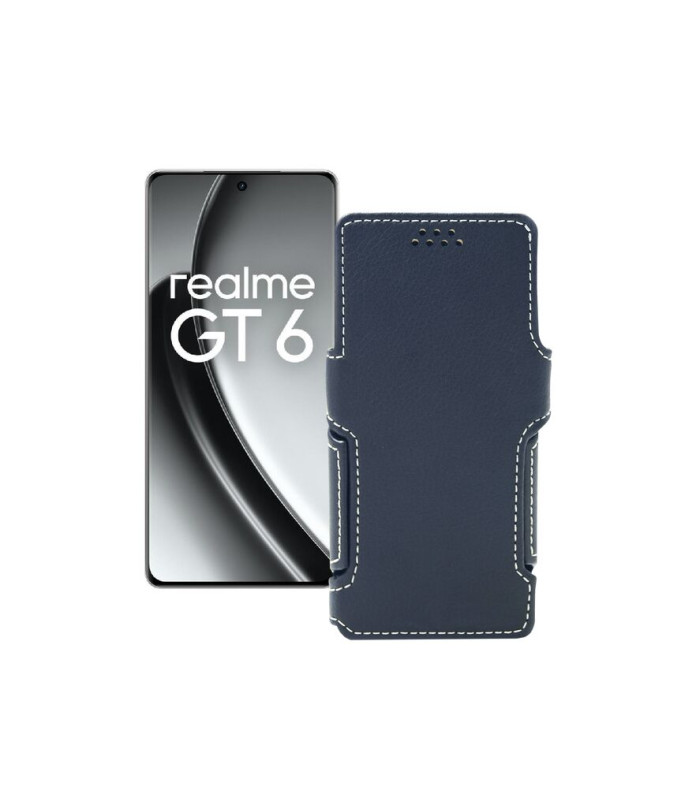Чохол-книжка з екошкіри для телефону Realme GT6