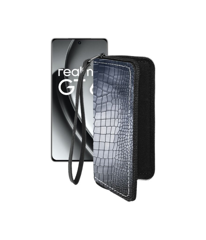 Чохол-гаманець з екошкіри для телефону Realme GT6