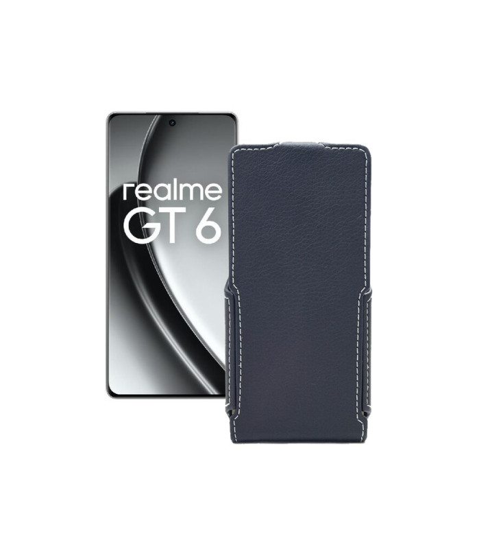 Чохол-флип з екошкіри для телефону Realme GT6