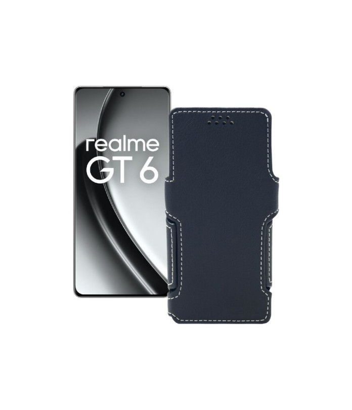 Чохол-книжка з екошкіри для телефону Realme GT6
