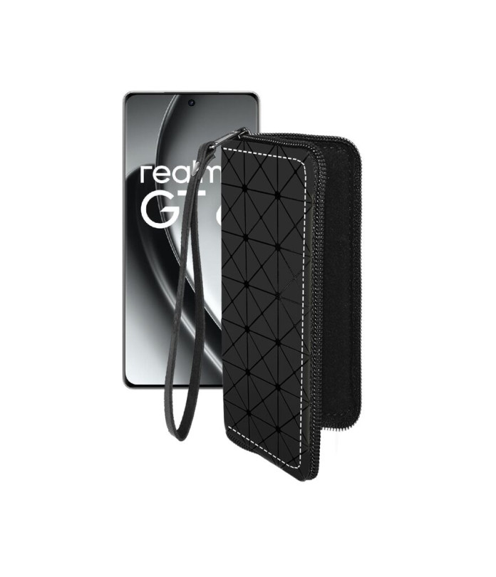 Чохол-гаманець з екошкіри для телефону Realme GT6