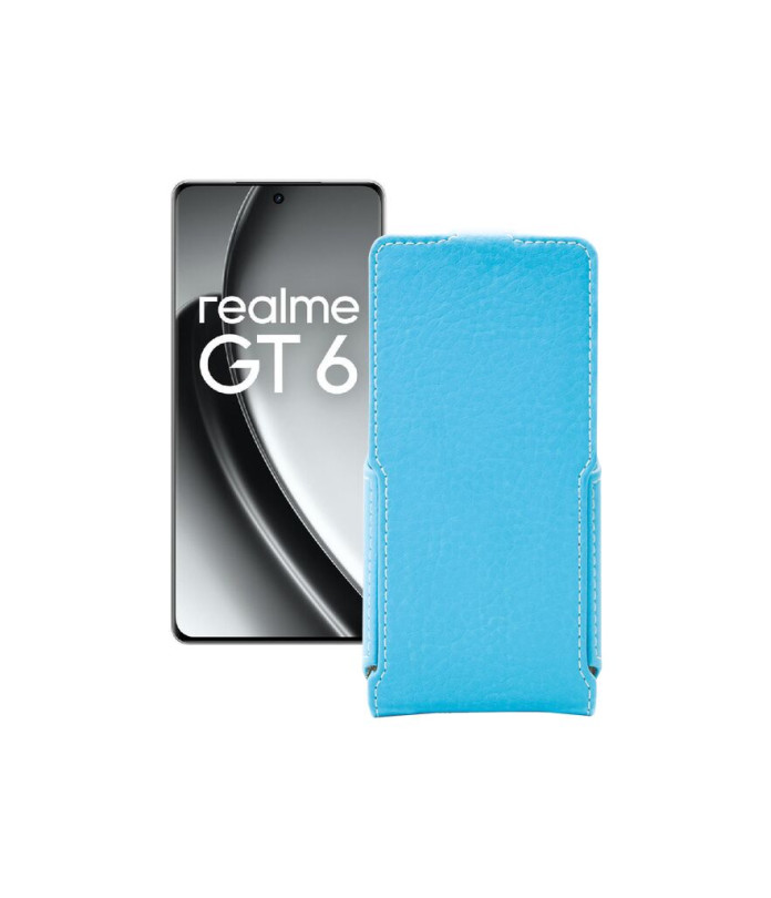 Чохол-флип з екошкіри для телефону Realme GT6