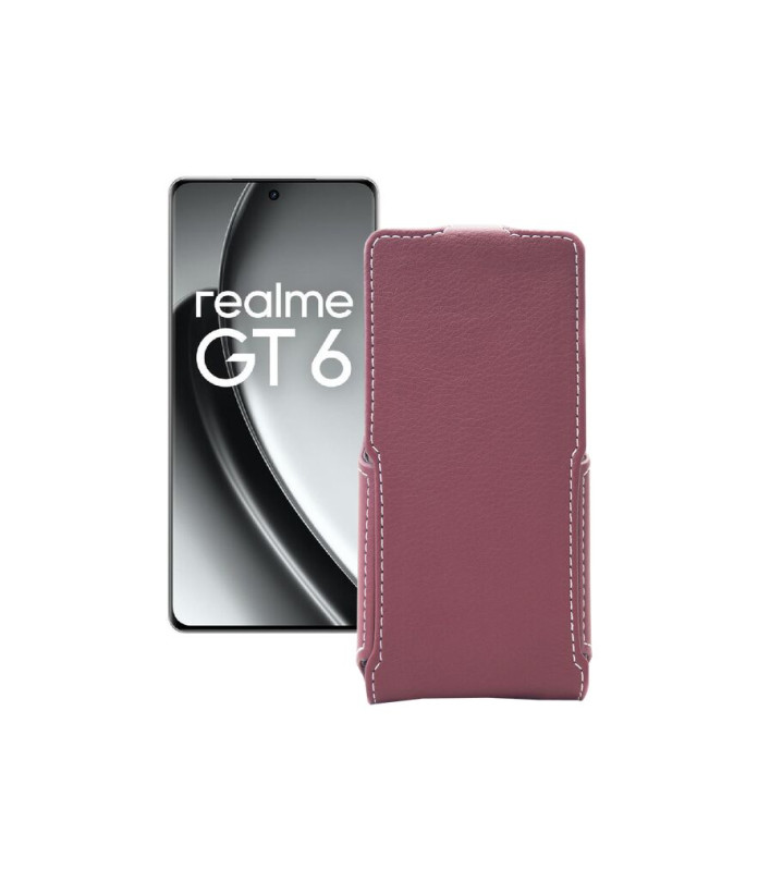 Чохол-флип з екошкіри для телефону Realme GT6