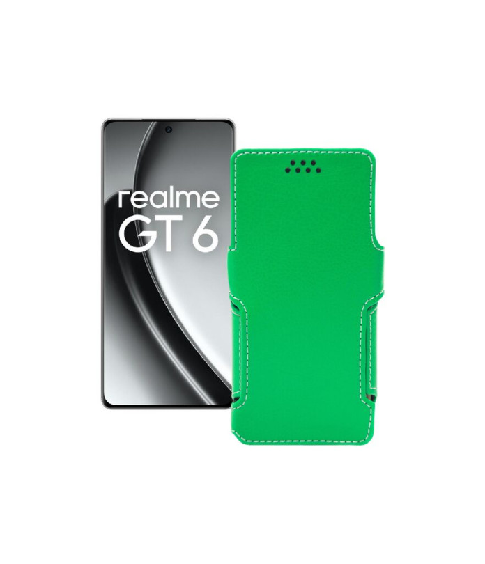 Чохол-книжка з екошкіри для телефону Realme GT6