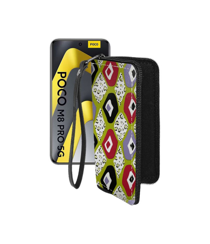 Чохол-гаманець з екошкіри для телефону Xiaomi Poco M8 Pro 5G