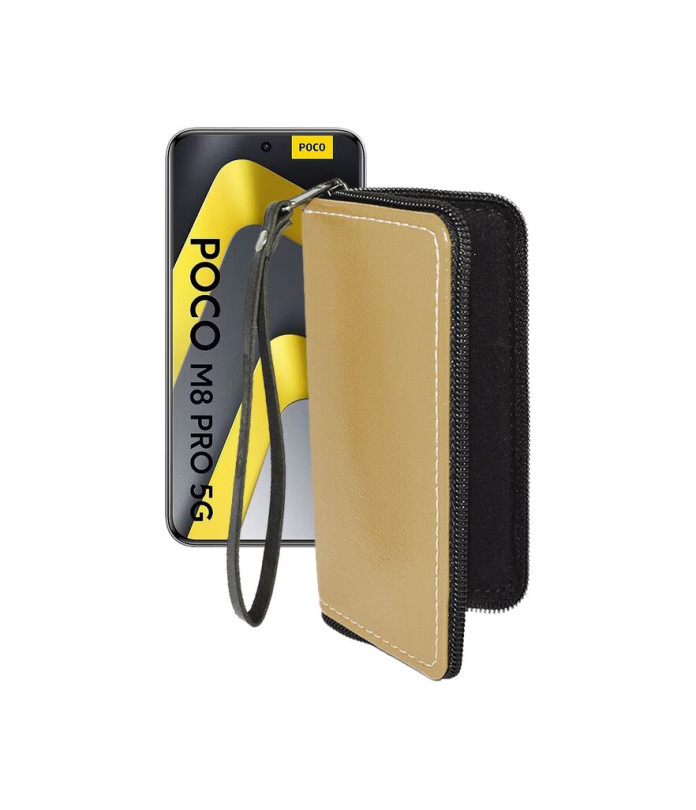 Чохол-гаманець з екошкіри для телефону Xiaomi Poco M8 Pro 5G