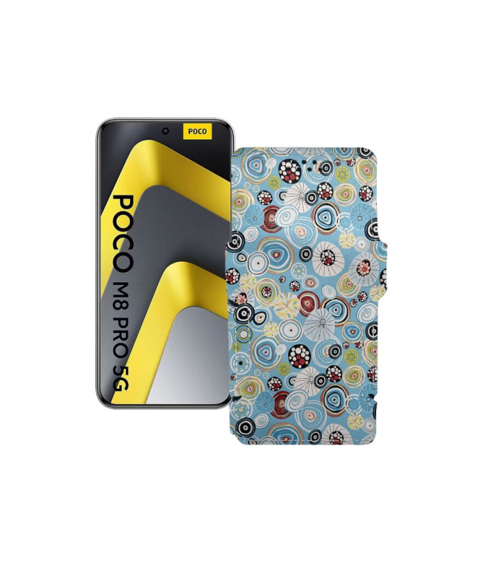Чохол-книжка з екошкіри для телефону Xiaomi Poco M8 Pro 5G