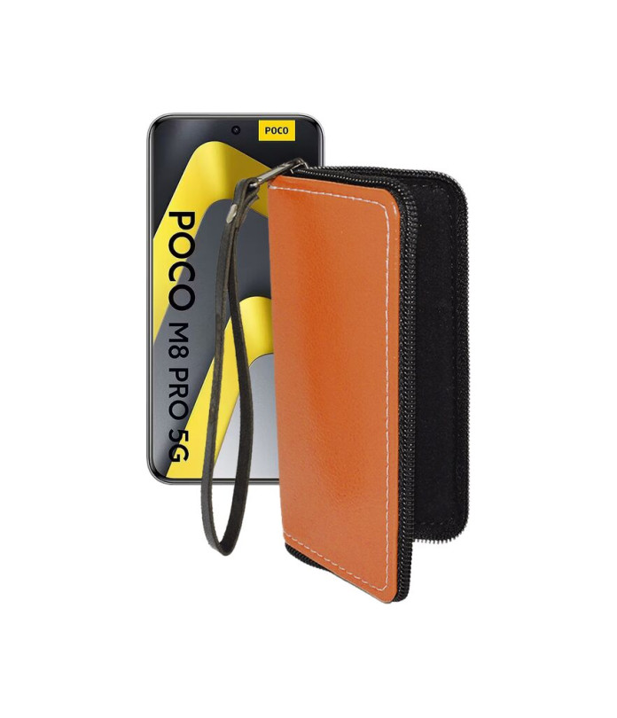 Чохол-гаманець з екошкіри для телефону Xiaomi Poco M8 Pro 5G