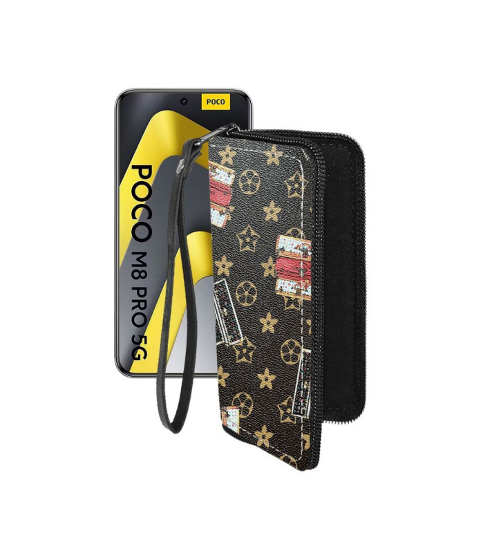 Чохол-гаманець з екошкіри для телефону Xiaomi Poco M8 Pro 5G