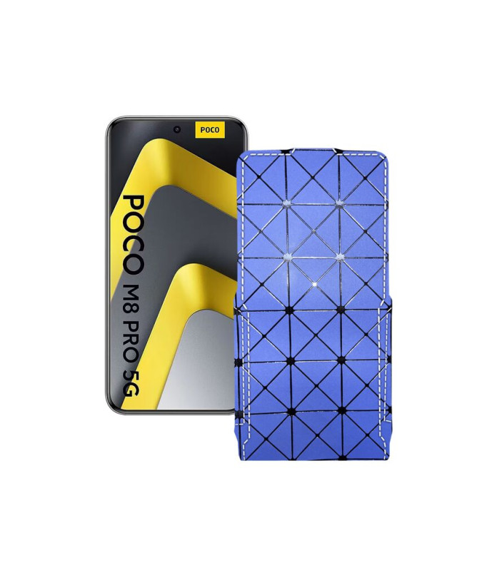 Чохол-флип з екошкіри для телефону Xiaomi Poco M8 Pro 5G
