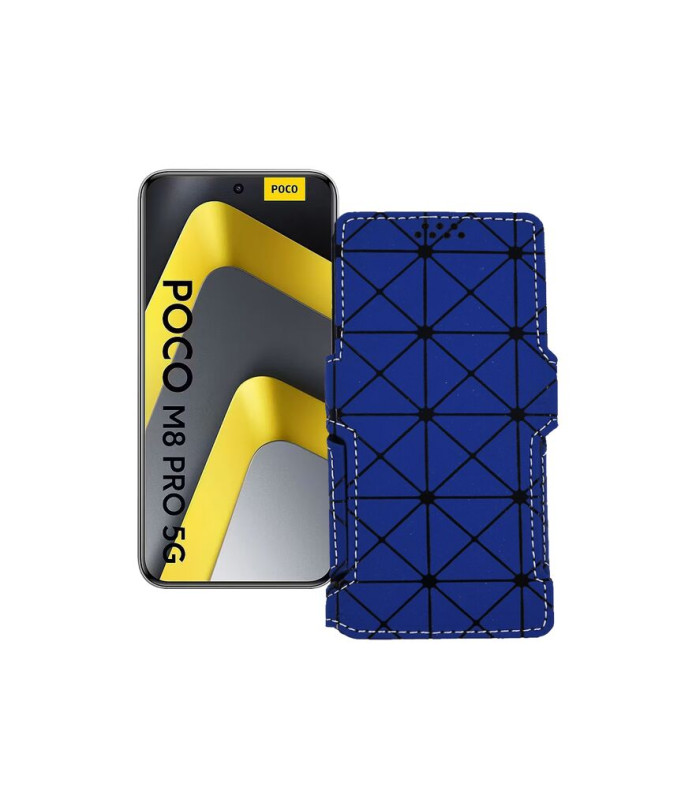 Чохол-книжка з екошкіри для телефону Xiaomi Poco M8 Pro 5G