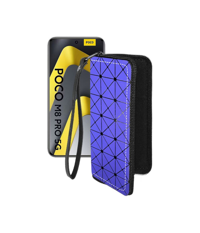 Чохол-гаманець з екошкіри для телефону Xiaomi Poco M8 Pro 5G