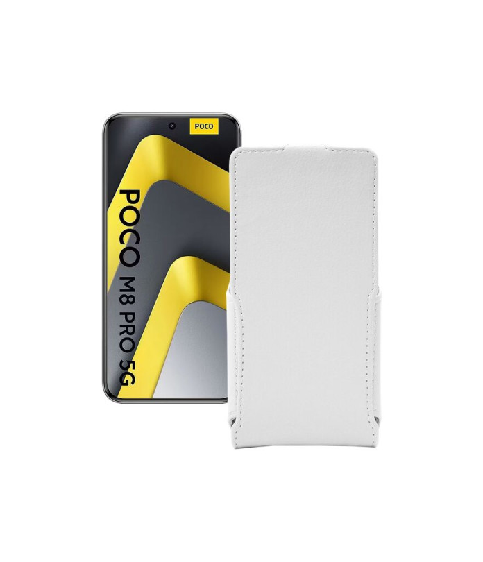 Чохол-флип з екошкіри для телефону Xiaomi Poco M8 Pro 5G