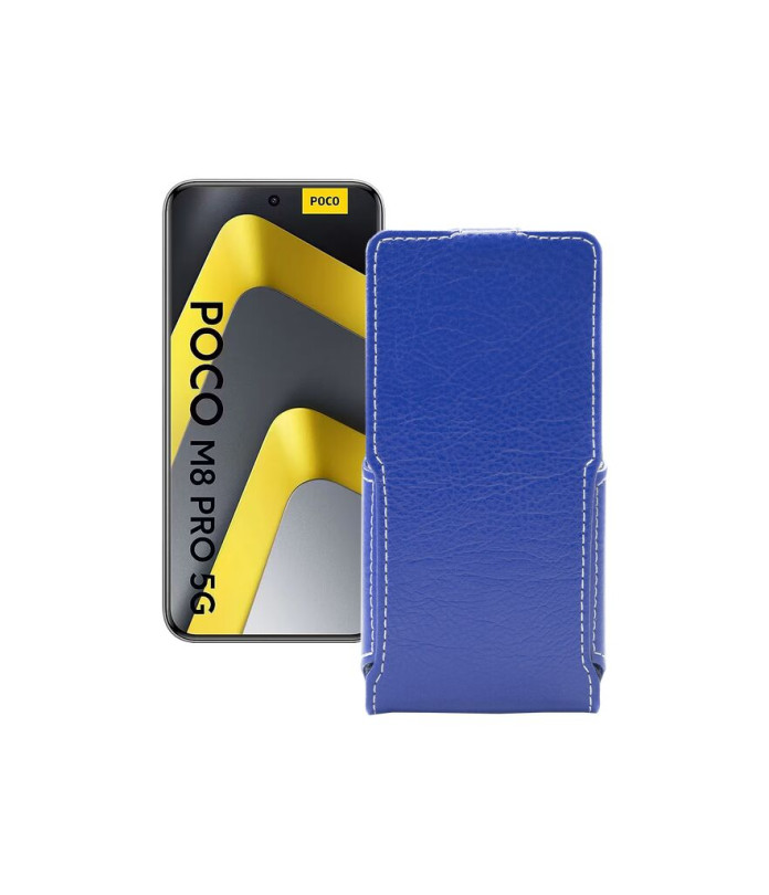 Чохол-флип з екошкіри для телефону Xiaomi Poco M8 Pro 5G