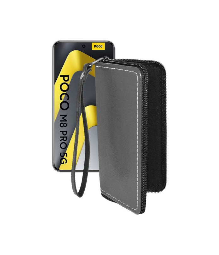 Чохол-гаманець з екошкіри для телефону Xiaomi Poco M8 Pro 5G