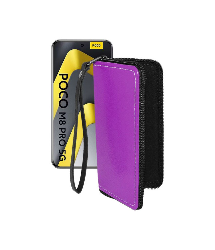 Чохол-гаманець з екошкіри для телефону Xiaomi Poco M8 Pro 5G