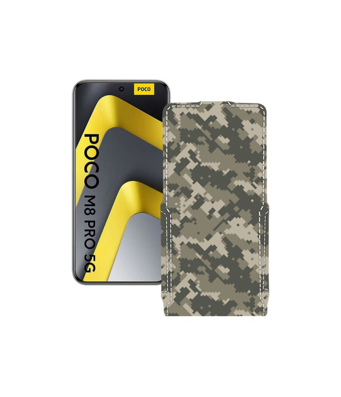 Чохол-флип з екошкіри для телефону Xiaomi Poco M8 Pro 5G