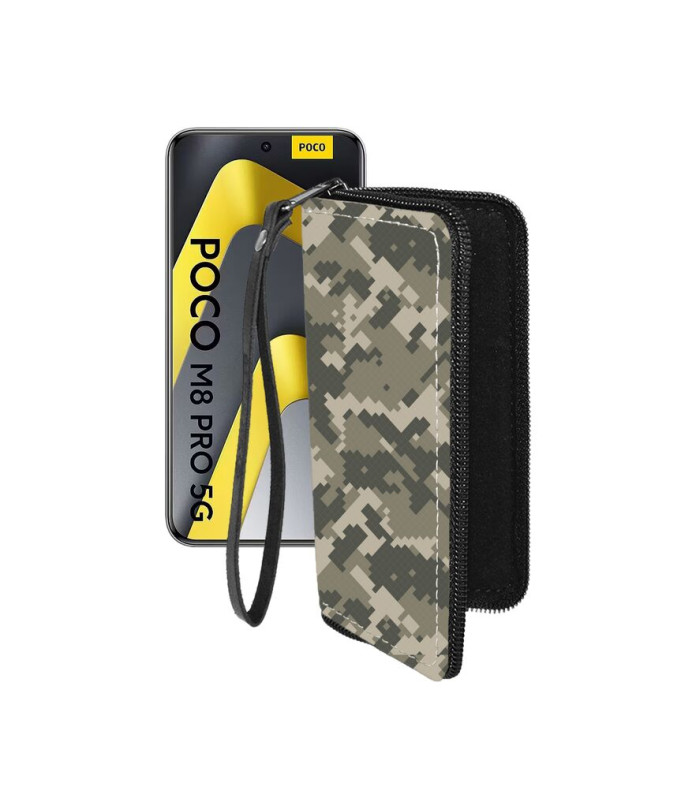 Чохол-гаманець з екошкіри для телефону Xiaomi Poco M8 Pro 5G