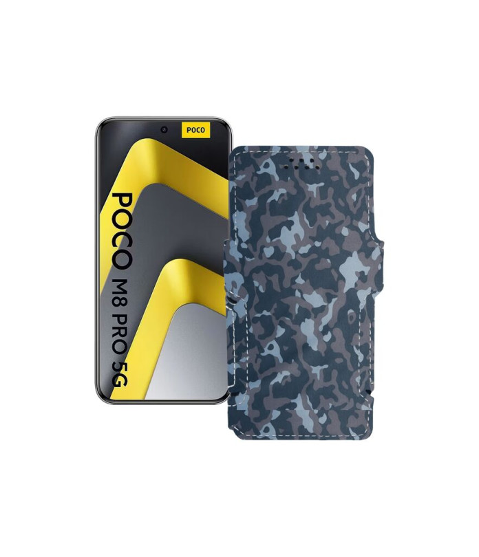 Чохол-книжка з екошкіри для телефону Xiaomi Poco M8 Pro 5G