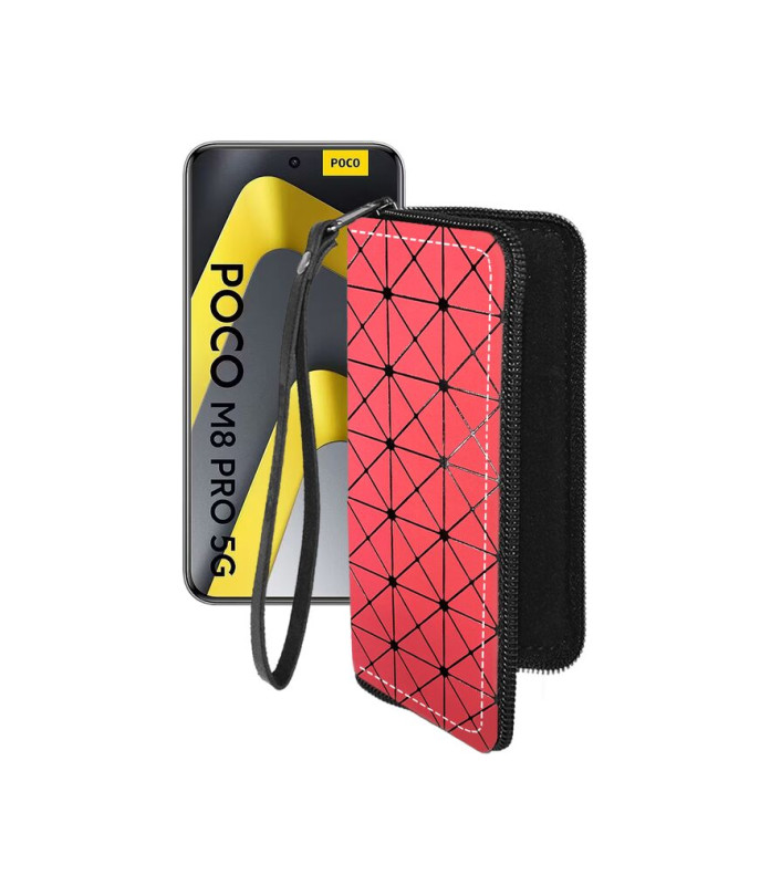 Чохол-гаманець з екошкіри для телефону Xiaomi Poco M8 Pro 5G