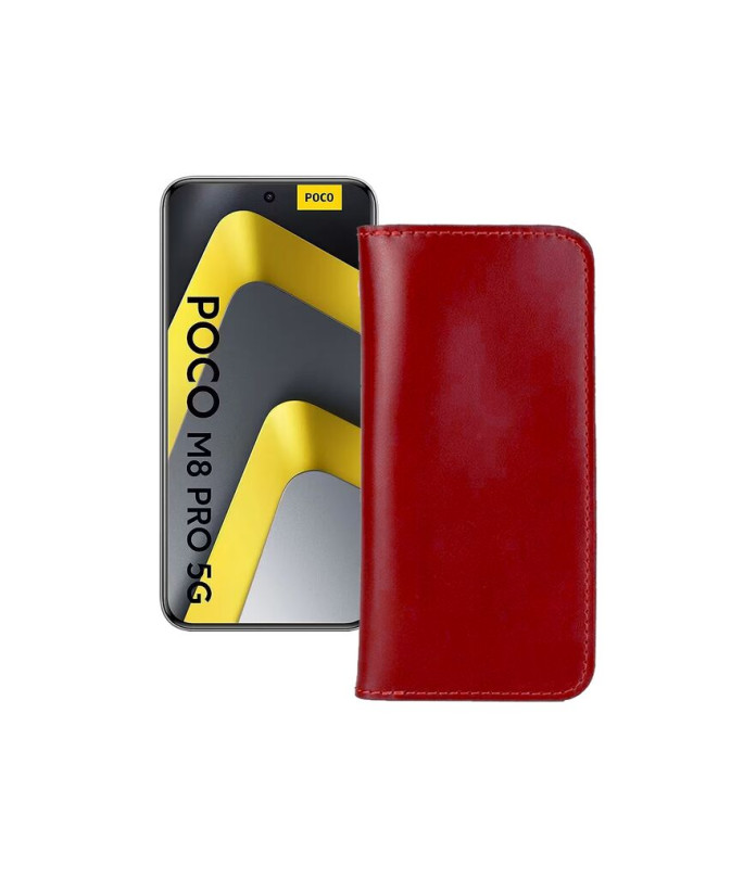 Портмоне з екошкіри для телефону Xiaomi Poco M8 Pro 5G