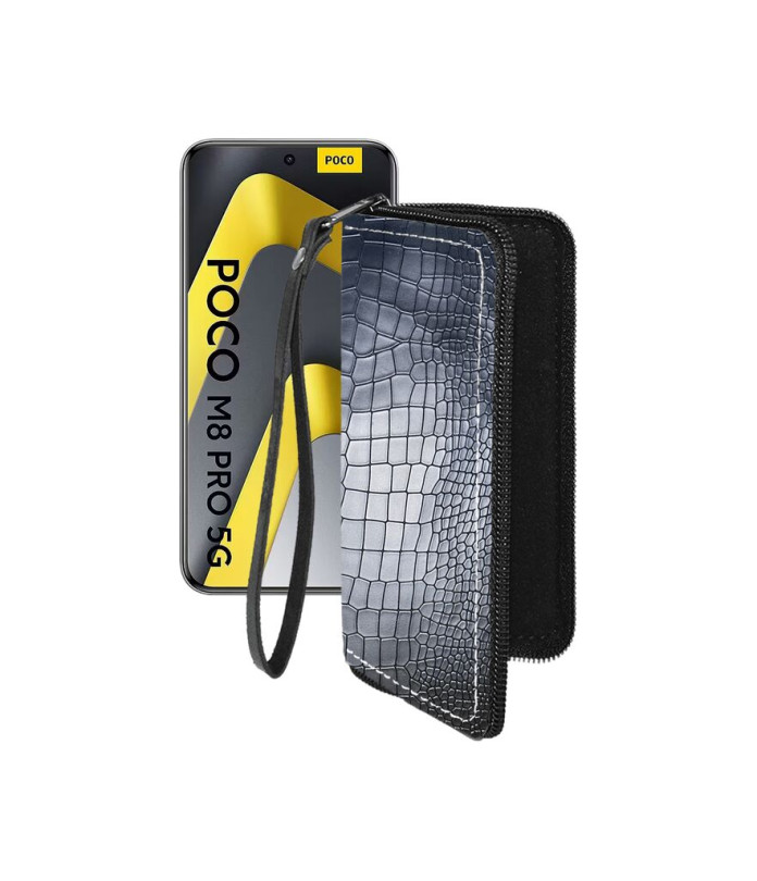 Чохол-гаманець з екошкіри для телефону Xiaomi Poco M8 Pro 5G