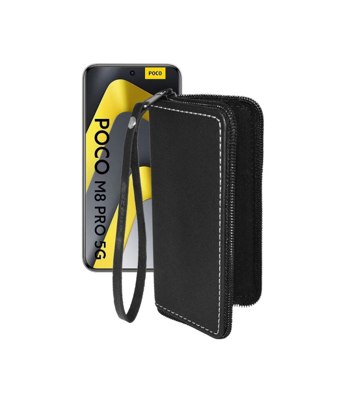 Чохол-гаманець з екошкіри для телефону Xiaomi Poco M8 Pro 5G