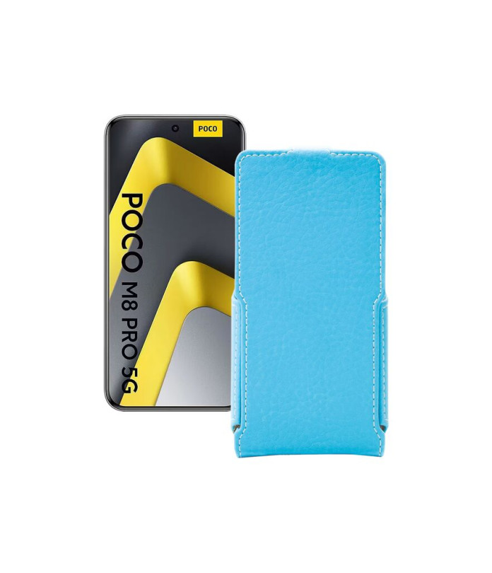 Чохол-флип з екошкіри для телефону Xiaomi Poco M8 Pro 5G
