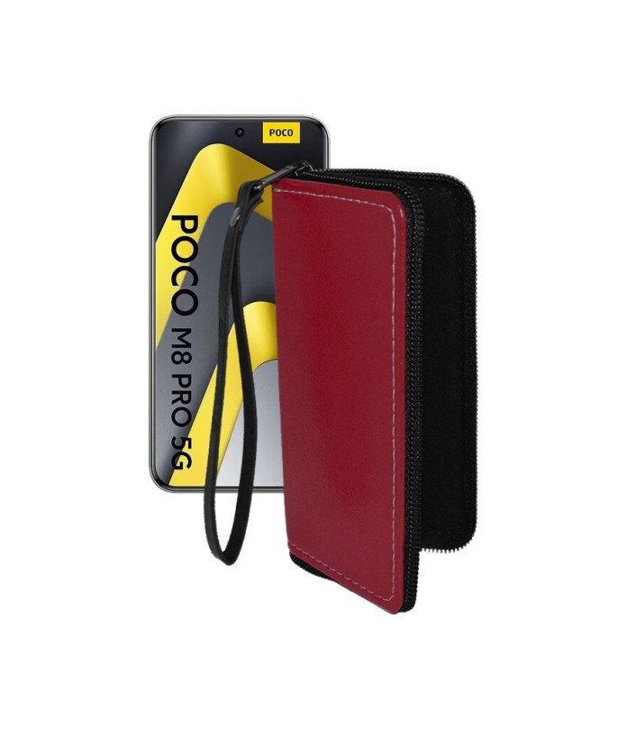 Чохол-гаманець з екошкіри для телефону Xiaomi Poco M8 Pro 5G