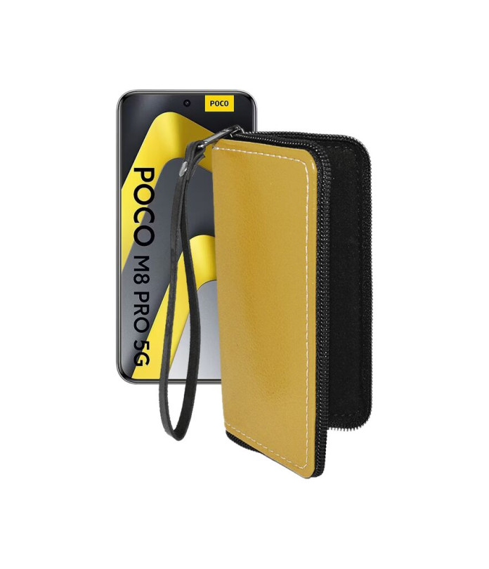 Чохол-гаманець з екошкіри для телефону Xiaomi Poco M8 Pro 5G