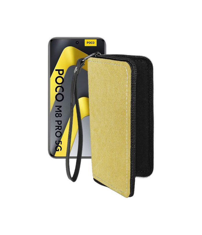 Чохол-гаманець з екошкіри для телефону Xiaomi Poco M8 Pro 5G