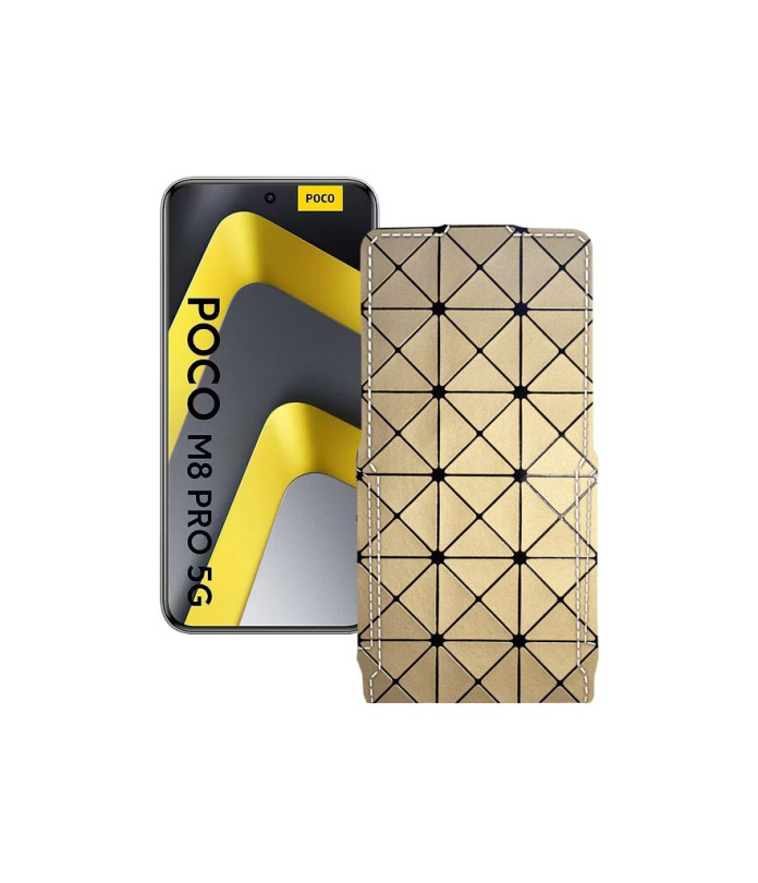 Чохол-флип з екошкіри для телефону Xiaomi Poco M8 Pro 5G