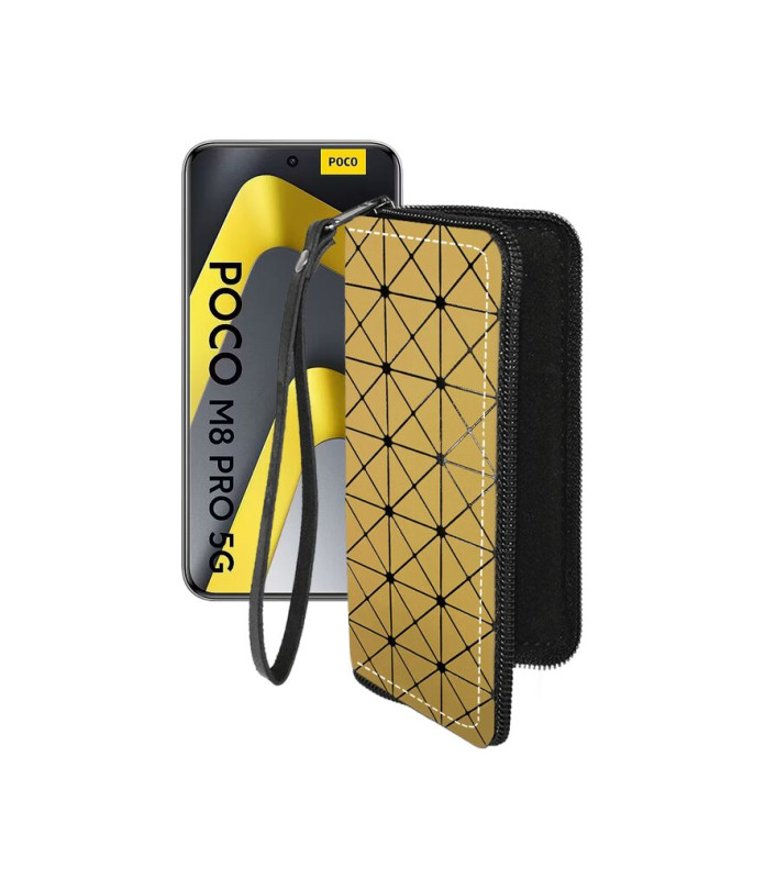 Чохол-гаманець з екошкіри для телефону Xiaomi Poco M8 Pro 5G
