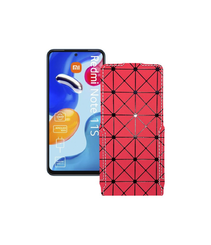 Чохол-флип з екошкіри для телефону Xiaomi Redmi Note 11s