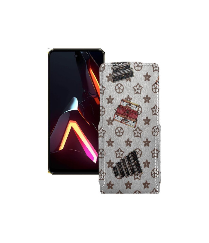 Чохол-флип з екошкіри для телефону ZTE Nubia Neo 3 5G