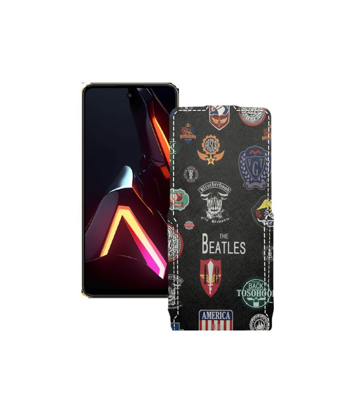 Чохол-флип з екошкіри для телефону ZTE Nubia Neo 3 5G