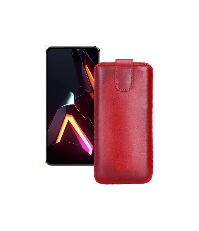 Витяжка з екошкіри для телефону ZTE Nubia Neo 3 5G