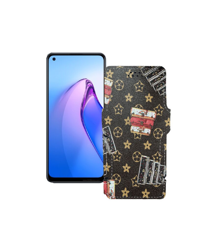 Чохол-книжка з екошкіри для телефону OPPO Reno8 Z 5G