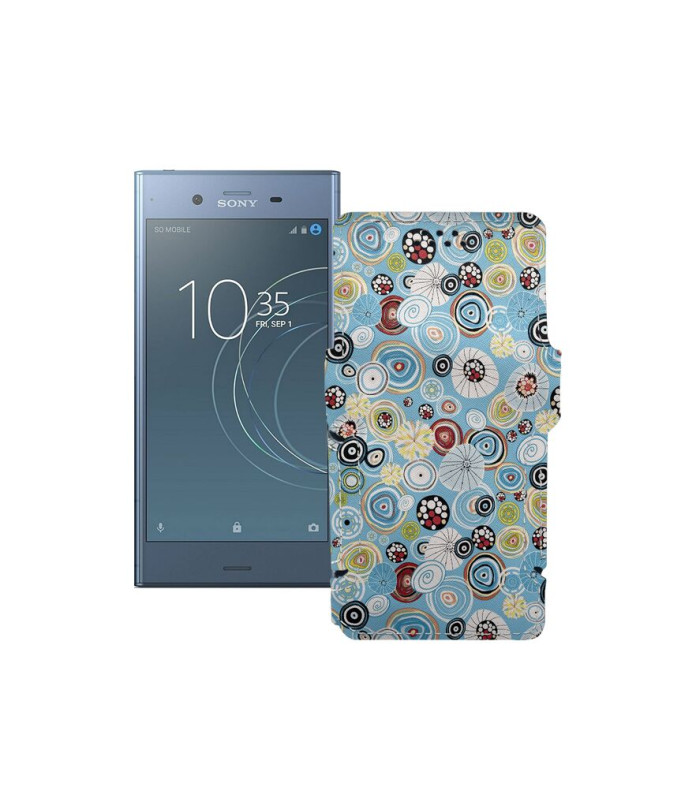 Чохол-книжка з екошкіри для телефону Sony Xperia XZ1