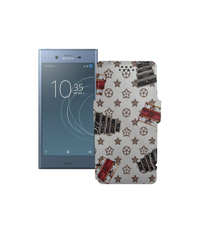 Чохол-книжка з екошкіри для телефону Sony Xperia XZ1