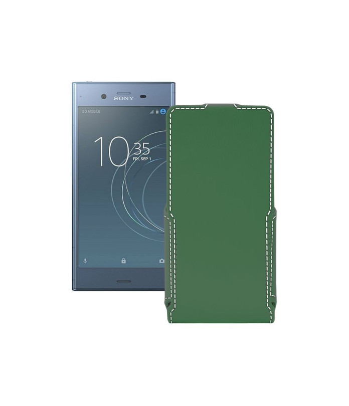 Чохол-флип з екошкіри для телефону Sony Xperia XZ1