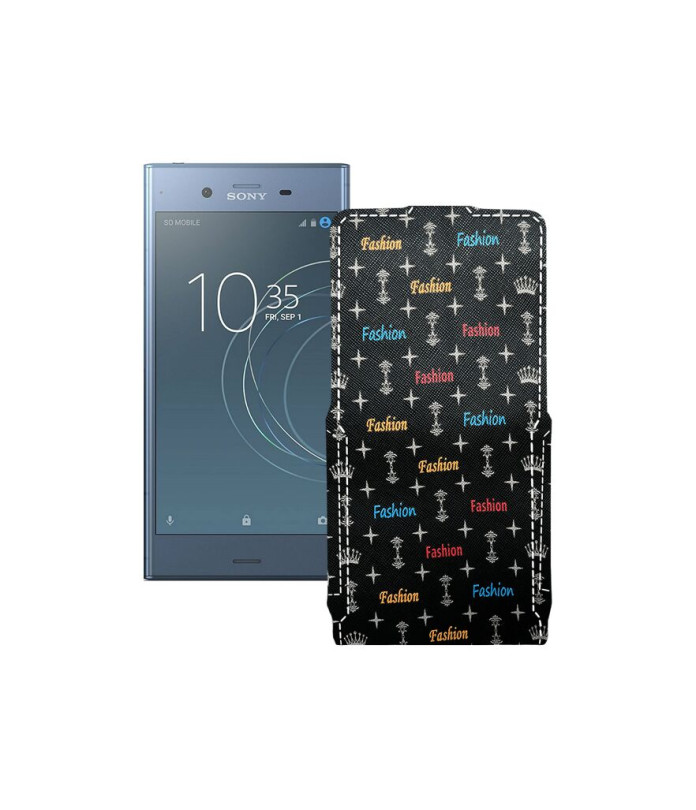 Чохол-флип з екошкіри для телефону Sony Xperia XZ1