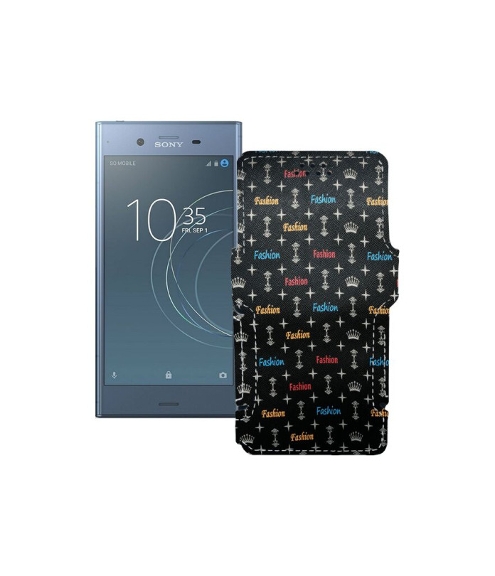 Чохол-книжка з екошкіри для телефону Sony Xperia XZ1