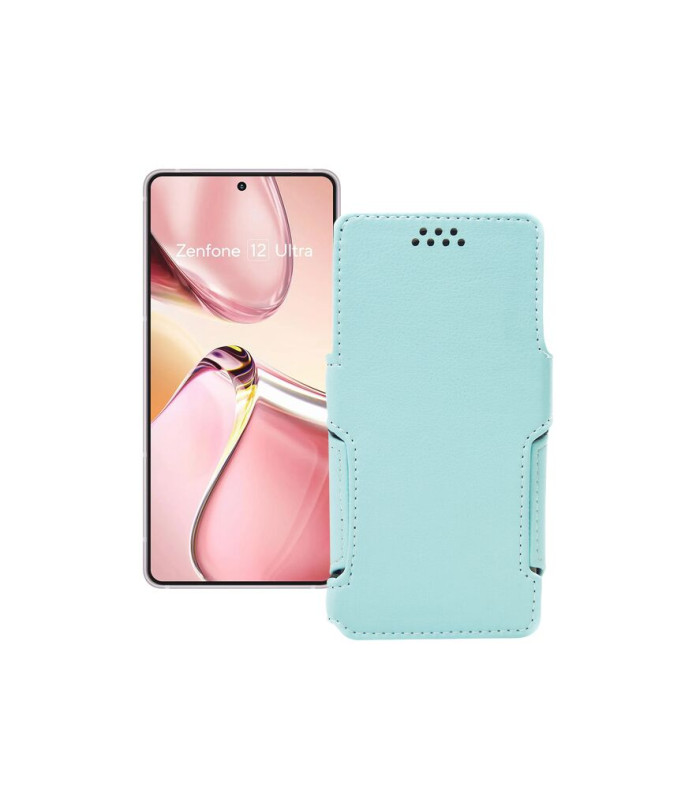 Чохол-книжка з екошкіри для телефону Asus Zenfone 12 Ultra