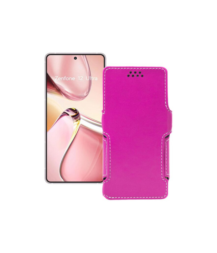 Чохол-книжка з екошкіри для телефону Asus Zenfone 12 Ultra