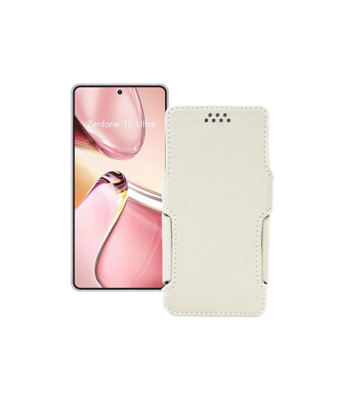 Чохол-книжка з екошкіри для телефону Asus Zenfone 12 Ultra
