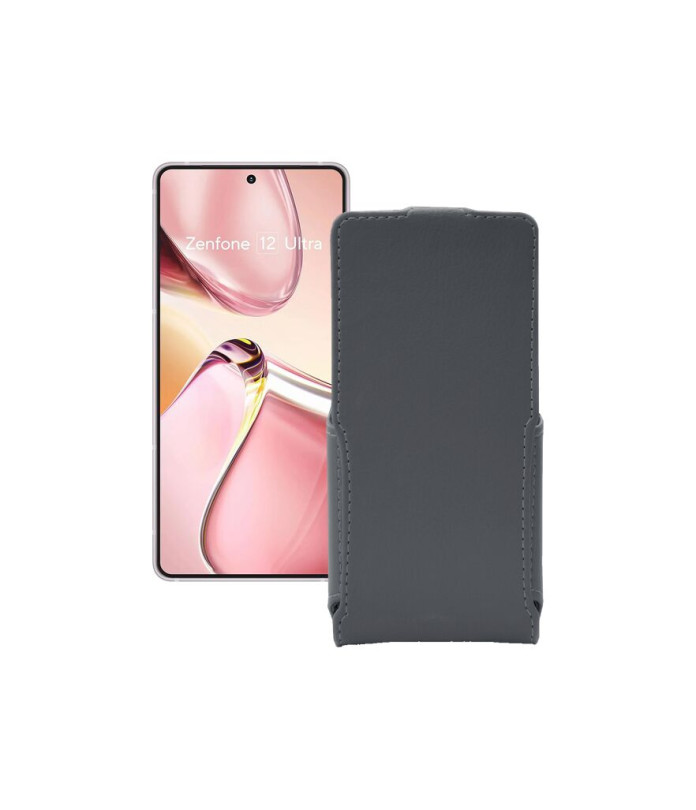 Чохол-флип з екошкіри для телефону Asus Zenfone 12 Ultra