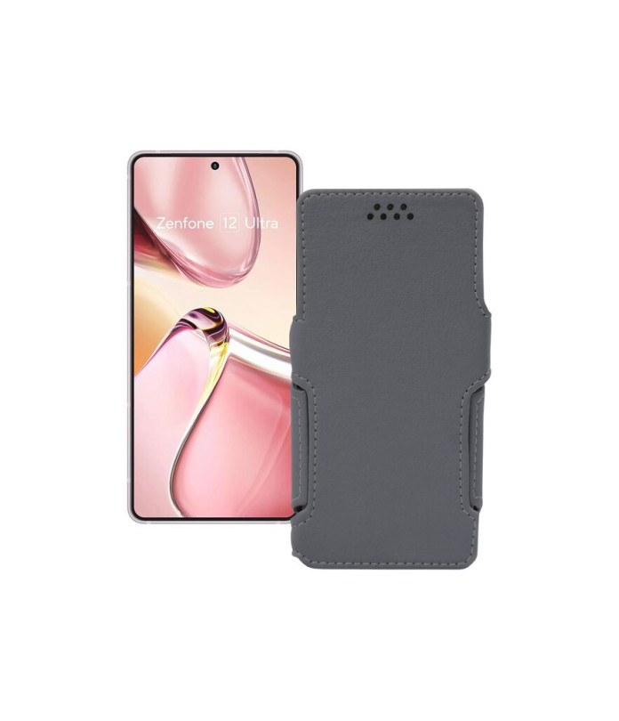 Чохол-книжка з екошкіри для телефону Asus Zenfone 12 Ultra