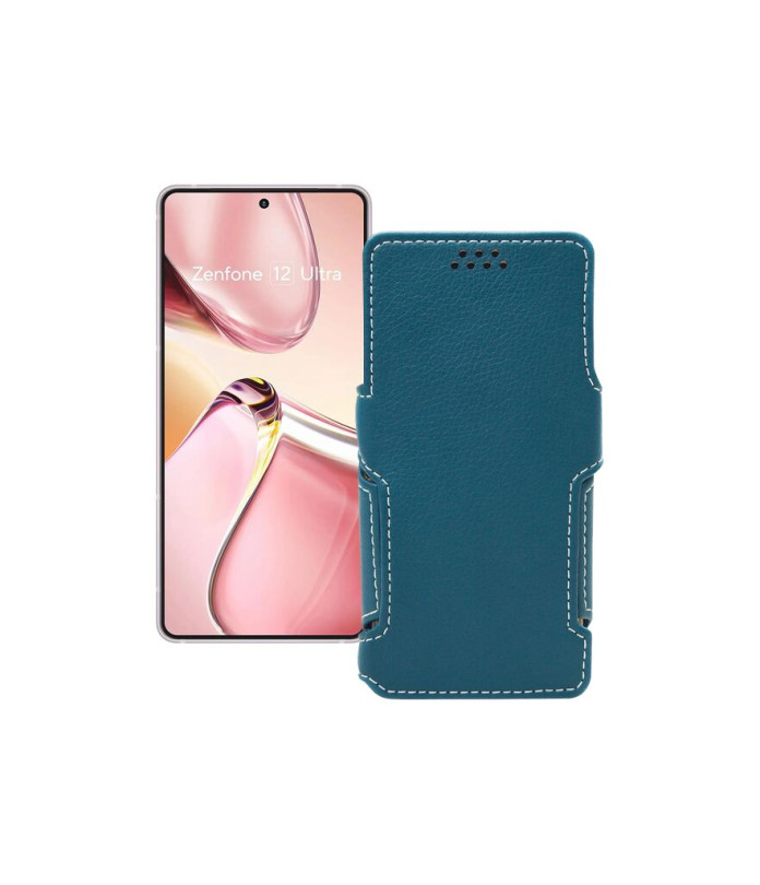 Чохол-книжка з екошкіри для телефону Asus Zenfone 12 Ultra